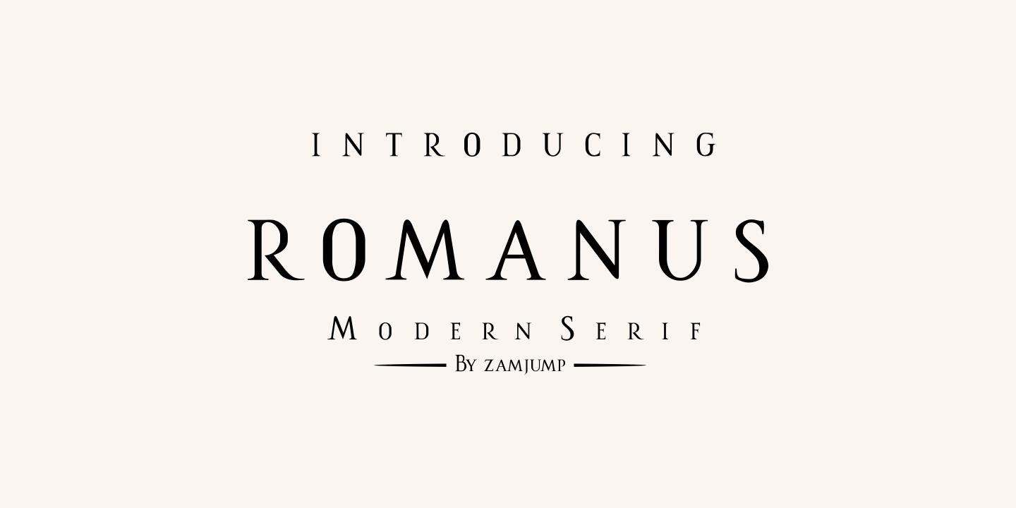 Schriftart Romanus